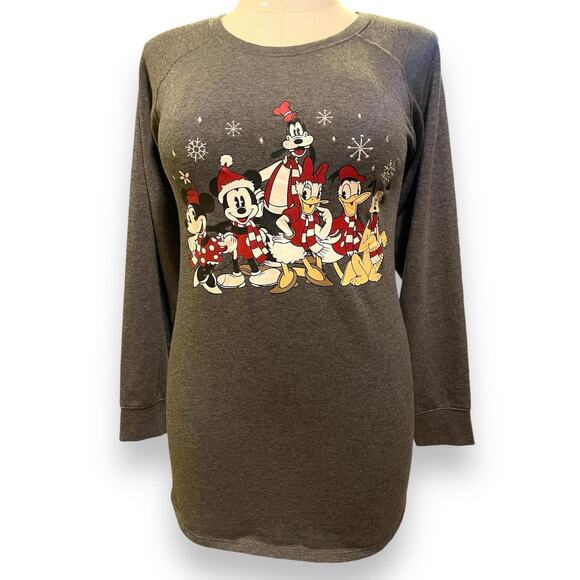 Torrid 3 (3X) Cozy Fleece Disney Mickey Mouse Christmas Tunic Long Sweatshirt‎ - Picture 1 of 3